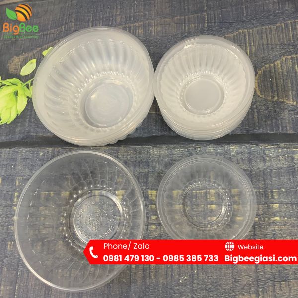 Chén và tô nhựa trong dùng 1 lần Chén và tô nhựa trong dùng 1 lần
