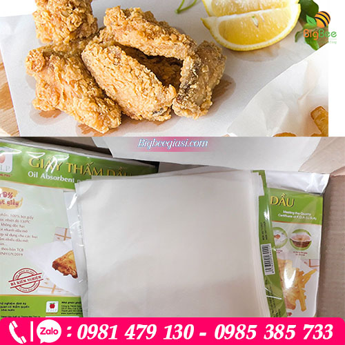 Giấy thấm dầu thực phẩm Giấy thấm dầu thực phẩm