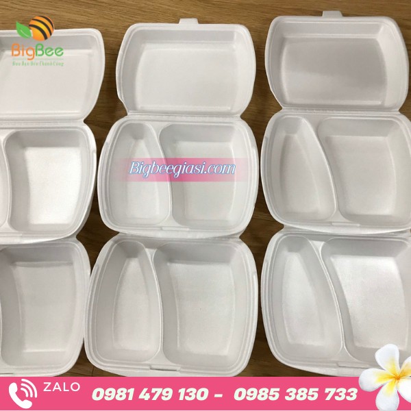 Hộp xốp đựng cơm 2 ngăn Hộp xốp đựng cơm 2 ngăn