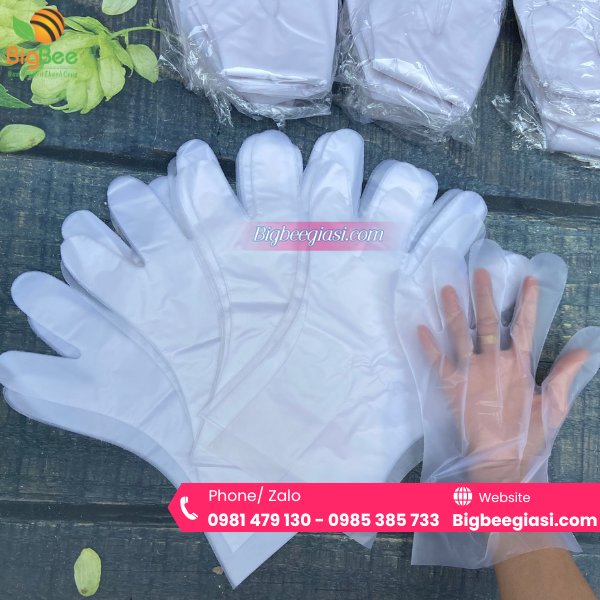 Găng tay xốp( găng tay nilon) chế biến thực phẩm Găng tay xốp( găng tay nilon) chế biến thực phẩm