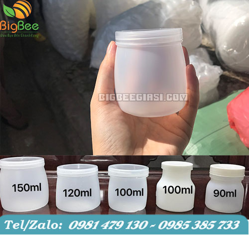hủ đựng sữa chua 90ml, 100ml, 120ml, 150ml