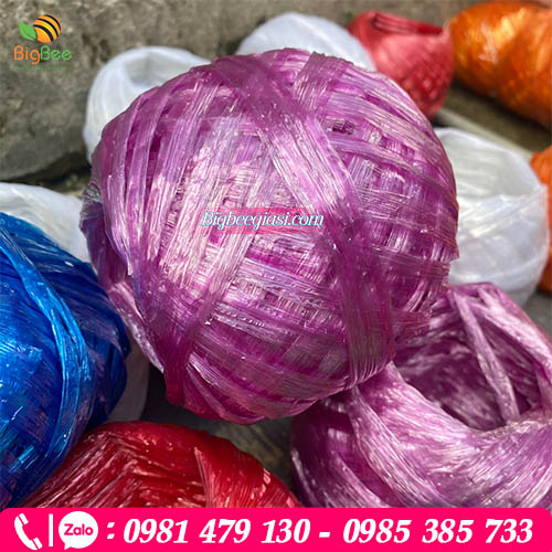 Dây ni lông cuộn màu tím Dây ni lông cuộn màu tím