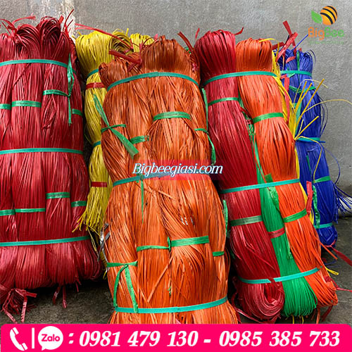 Dây nilon kẽm khô cứng đủ màu Dây nilon kẽm khô cứng đủ màu