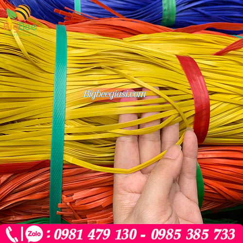 Dây nylon kẽm cứng màu vàng Dây nylon kẽm cứng màu vàng