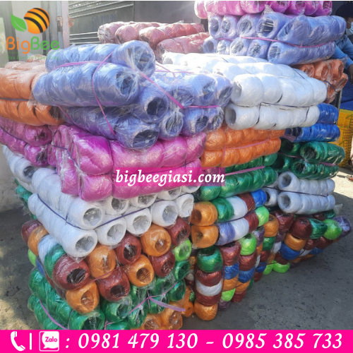 Dây nilon nem cuộn đa dạng màu sắc