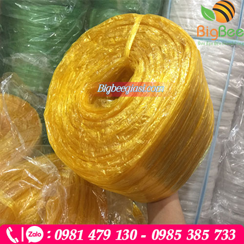 Dây nylon cuộn màu vàng