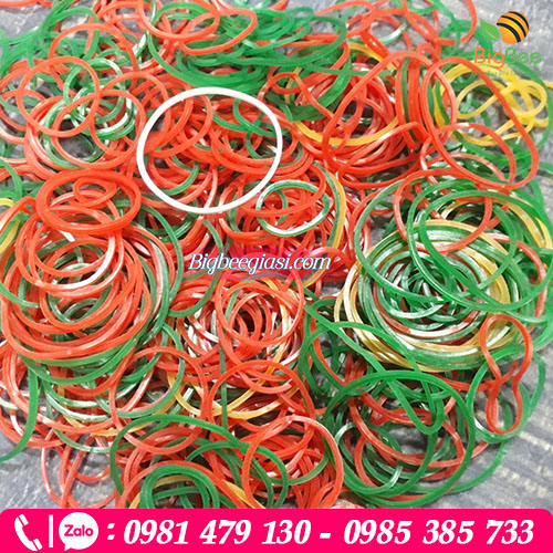 Dây thun khoanh đủ màu đủ size Dây thun khoanh đủ màu đủ size