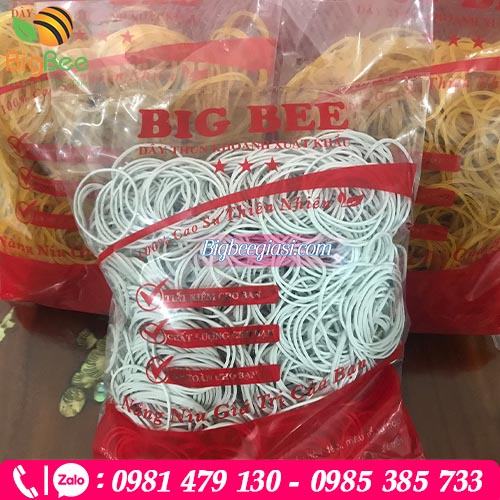 Sản phẩm dây thun đóng bịch tiện lợi cho người sử dụng.