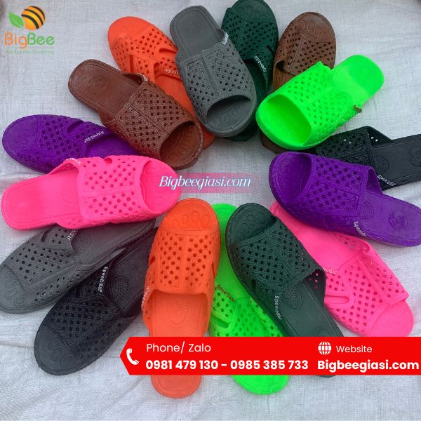 Thu Hồng cung cấp dép tổ ong đa dạng kích thước, màu sắc Thu Hồng cung cấp dép tổ ong đa dạng kích thước, màu sắc