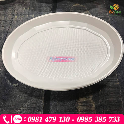 Đĩa nhựa hột xoài dùng 1 lần Đĩa nhựa hột xoài dùng 1 lần