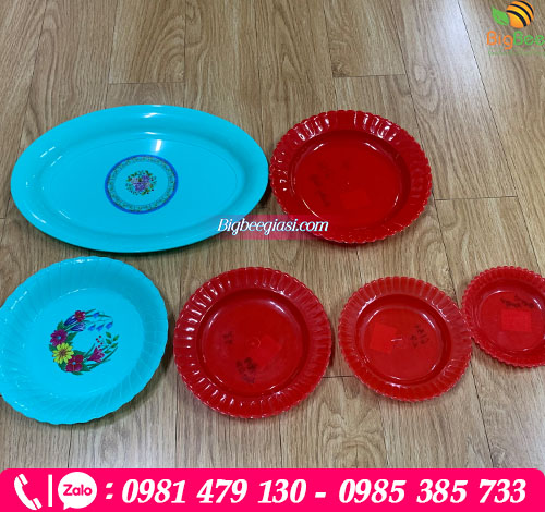 Dĩa nhựa đủ kích thước cho các cửa hàng Dĩa nhựa đủ kích thước cho các cửa hàng