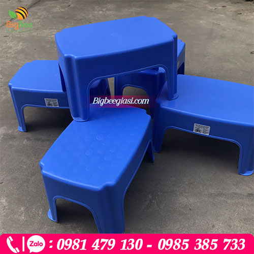 Ghế nhựa lùn chữ nhật không lỗ Ghế nhựa lùn chữ nhật không lỗ
