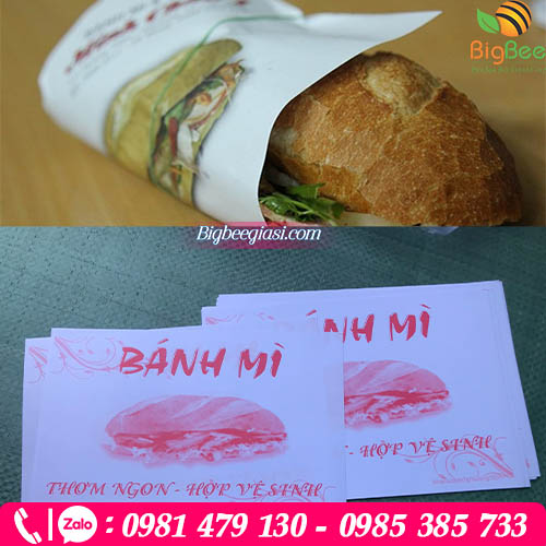 Giấy bọc bánh mì tiện lợi sạch sẽ Giấy bọc bánh mì tiện lợi sạch sẽ
