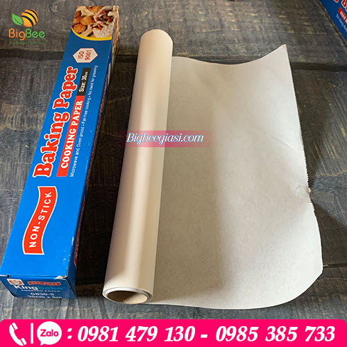 Giấy không thấm dầu nướng bánh kingbake Giấy không thấm dầu nướng bánh kingbake
