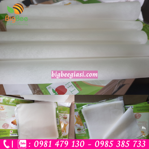 Giấy thấm dầu giảm béo cho thức ăn chiên rán