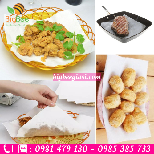 Ứng dụng giấy thấm dầu