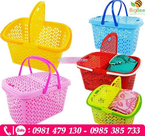 Giỏ xách nhựa trang nhã, tiện lợi Giỏ xách nhựa trang nhã, tiện lợi