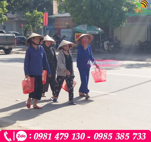 Giỏ xách nhựa đi chợ Giỏ xách nhựa đi chợ