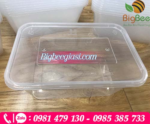 Hộp nhựa chữ nhật 1000ml
