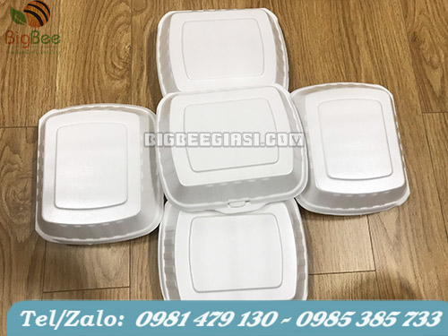 hộp xốp đựng cơm phần 3 ngăn