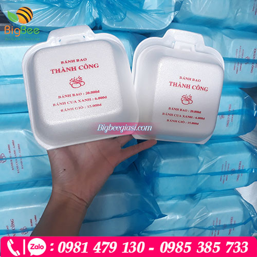 Hộp đựng bánh bao in logo Hộp đựng bánh bao in logo