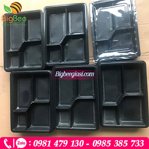 Hộp đựng cơm 4 ngăn chịu được nhiệt độ cao, an toàn Hộp đựng cơm 4 ngăn chịu được nhiệt độ cao, an toàn