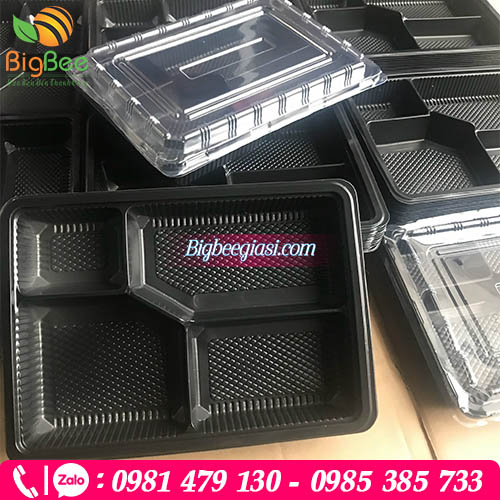 Hộp nhựa đựng cơm 4 ngăn