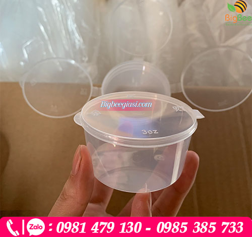 Hũ sốt nắp liền 3oz Hũ sốt nắp liền 3oz