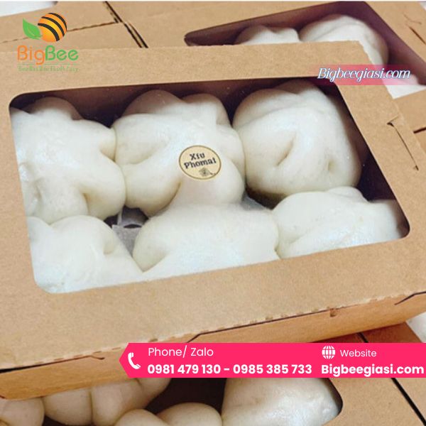 Hộp giấy đựng bánh bao Hộp giấy đựng bánh bao