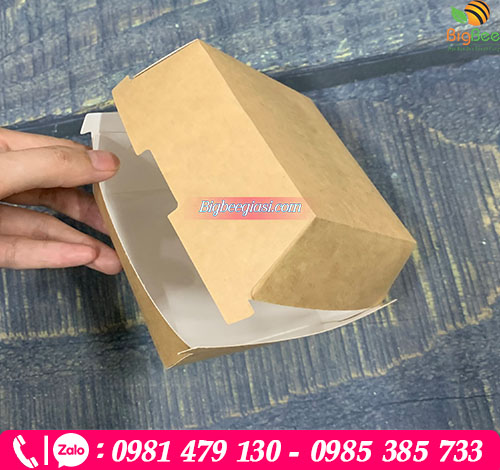 Hộp giấy đựng bánh bao tiện lợi an toàn Hộp giấy đựng bánh bao tiện lợi an toàn