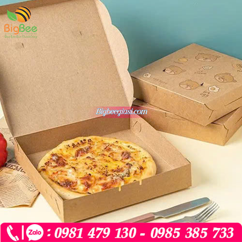 Hộp giấy vuông đựng bánh pizza Hộp giấy vuông đựng bánh pizza