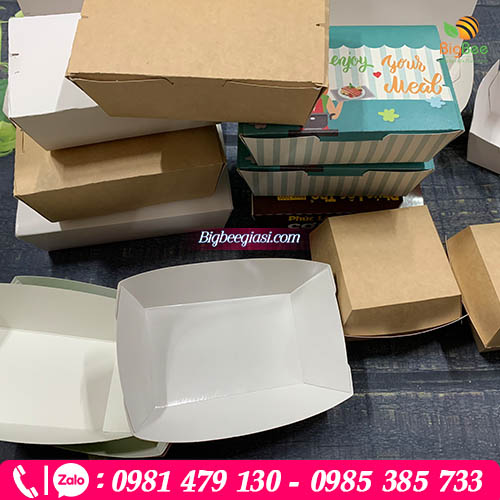 Hộp giấy đựng cơm thuận tiện cho nhu cầu ship hàng tận nơi Hộp giấy đựng cơm thuận tiện cho nhu cầu ship hàng tận nơi