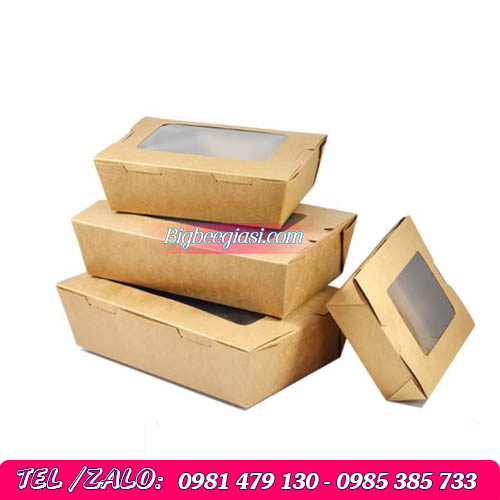 hộp giấy kraft nắp trong