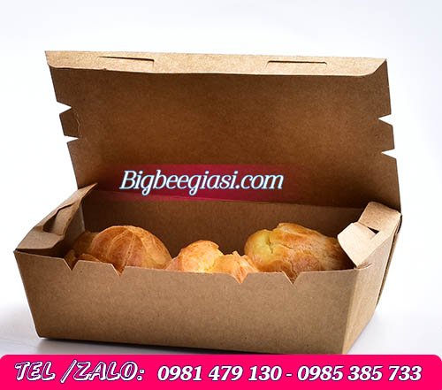 Hộp giấy kraft nắp gập