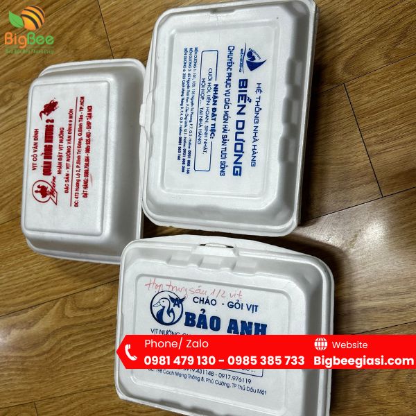 Hộp cơm in logo Hộp cơm in logo