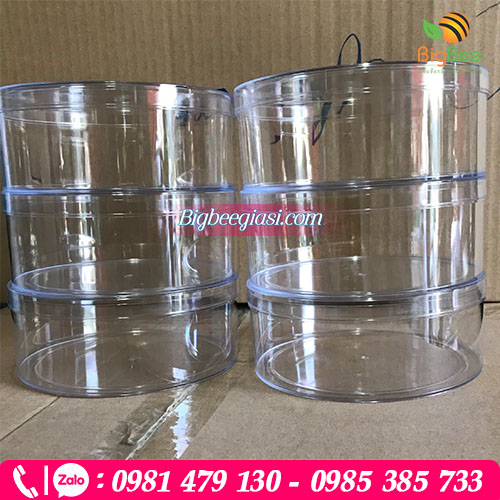 Hộp nhựa mica tròn đựng điều giá sỉ rẻ Hộp nhựa mica tròn đựng điều giá sỉ rẻ