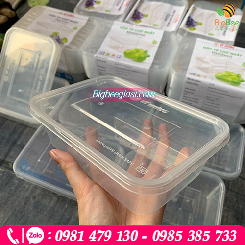 Hộp nhựa đựng thực phẩm chữ nhật Hộp nhựa đựng thực phẩm chữ nhật