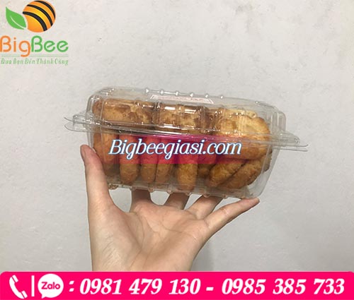 Hộp nhựa trong đựng bánh