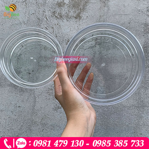Hộp nhựa mica tròn đựng các loại hạt, bánh kẹo, mứt Hộp nhựa mica tròn đựng các loại hạt, bánh kẹo, mứt