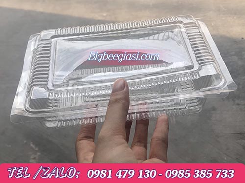 hộp nhựa pet trong suốt đựng bánh