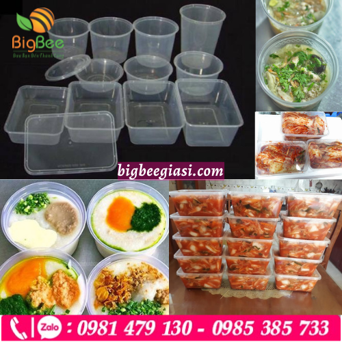 Hộp nhựa tròn, hộp chữ nhật trong suốt