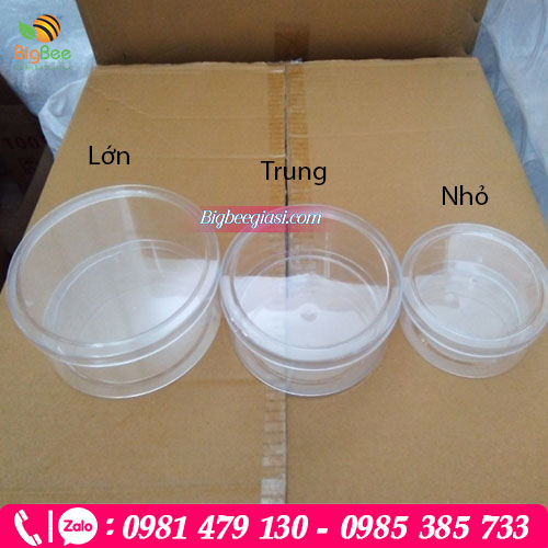 Hộp nhựa mica tròn đầy đủ kích thước Hộp nhựa mica tròn đầy đủ kích thước