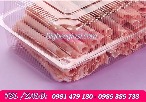 hộp nhựa trong suốt đựng bánh