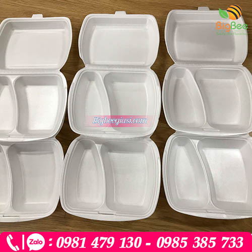 Hộp xốp 2 ngăn Hộp xốp 2 ngăn