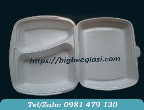 Hộp xốp đựng cơm 2 ngăn Hộp xốp đựng cơm 2 ngăn
