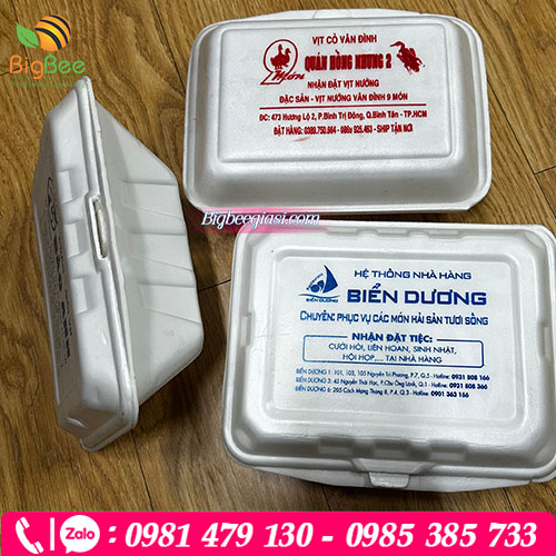 Hộp xốp đựng vịt quay các loại Hộp xốp đựng vịt quay các loại