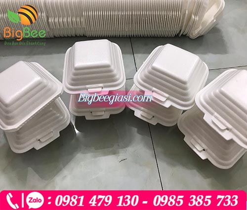 Hộp xốp đựng xôi, đựng bánh bao