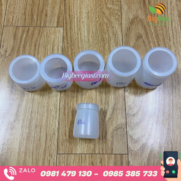 Hũ sữa chua 60ml. Hũ sữa chua 60ml.