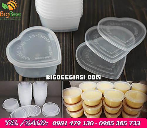 hũ đựng bánh flan, yaourt