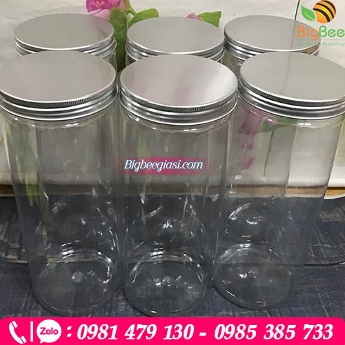 Hũ nhựa pet nắp nhôm đựng được đa dạng các loại thực phẩm Hũ nhựa pet nắp nhôm đựng được đa dạng các loại thực phẩm